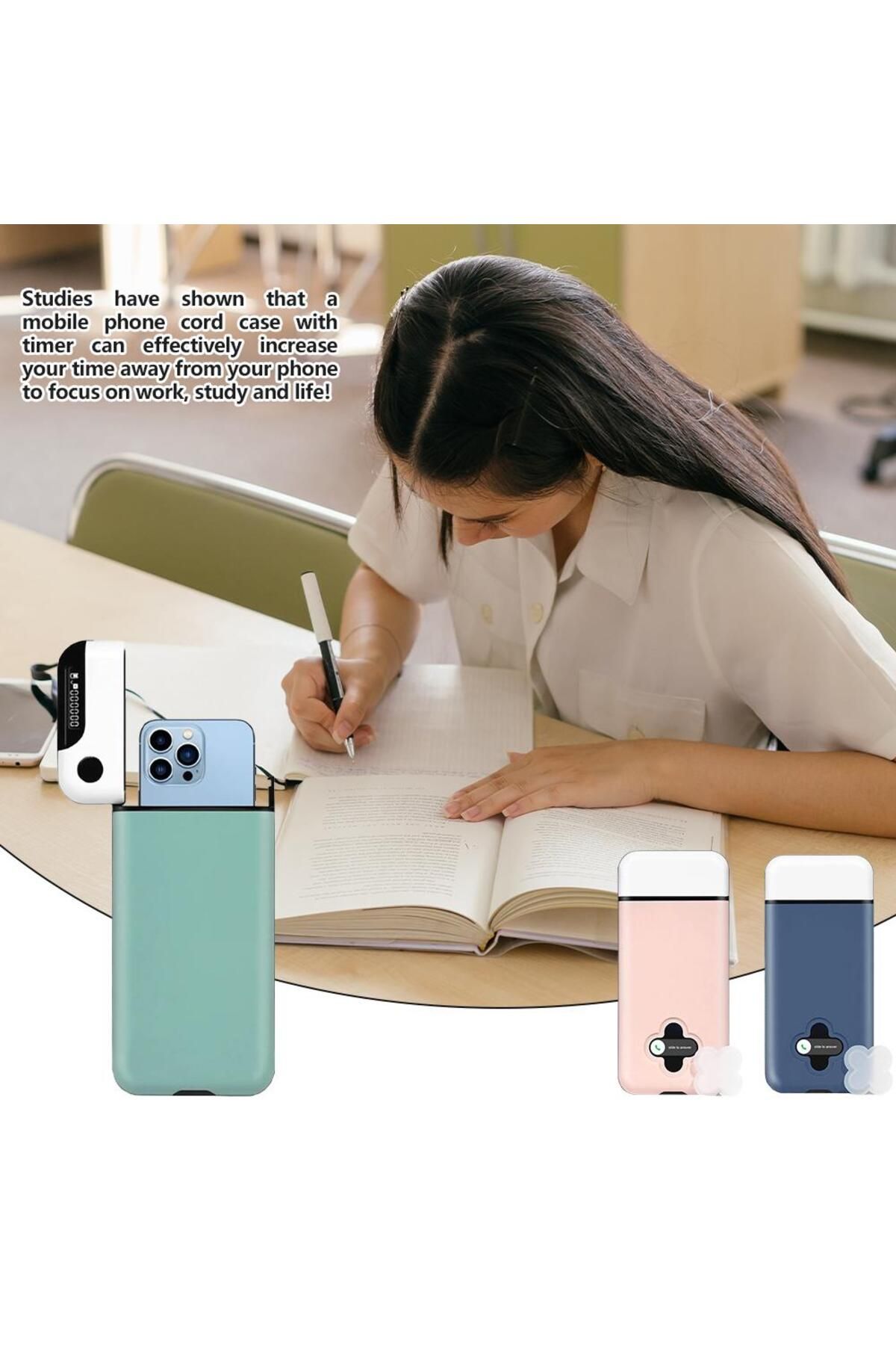 Choice-Cell Phone Lock Box With Timer For IPhone And Android Self-Discipline Box Exam Student Internet A... 2