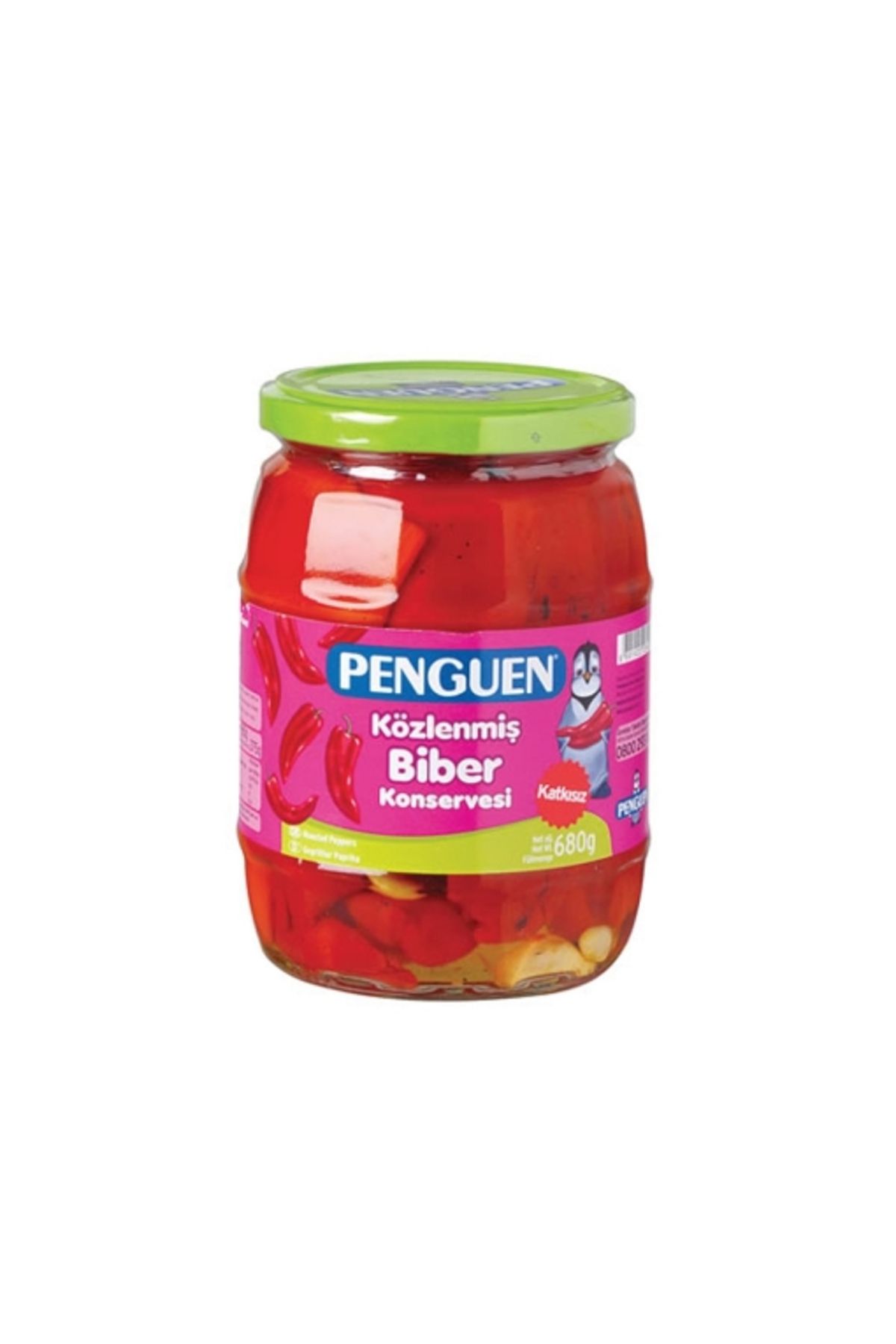 Penguen Kapya Közlenmiş Biber 680 Gr. (24'LÜ)