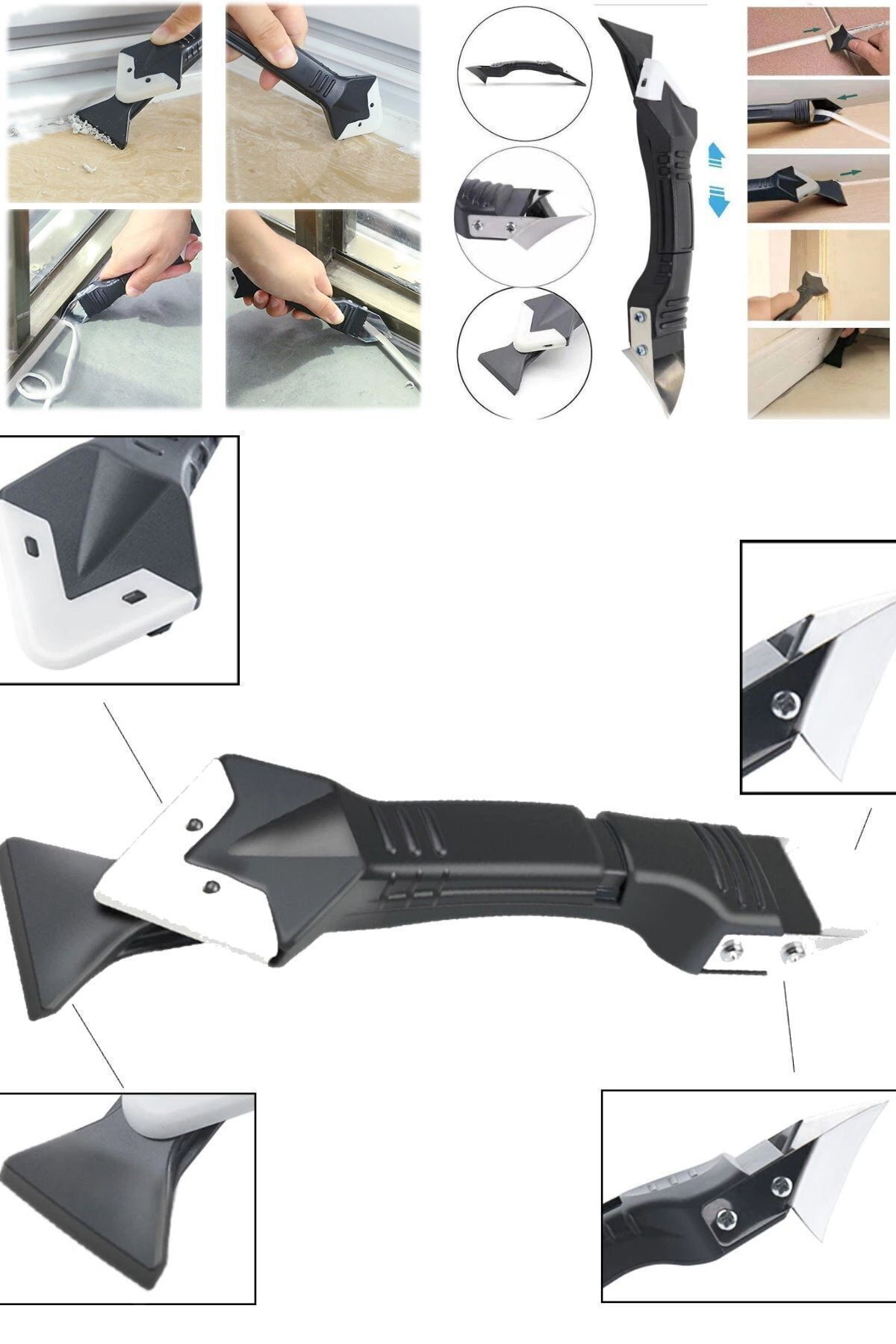 TAŞTAN TİCARET-3 in 1 Easy Apparatus - Scraper and Applicator for Smart Joint Filler, between Tiles 3