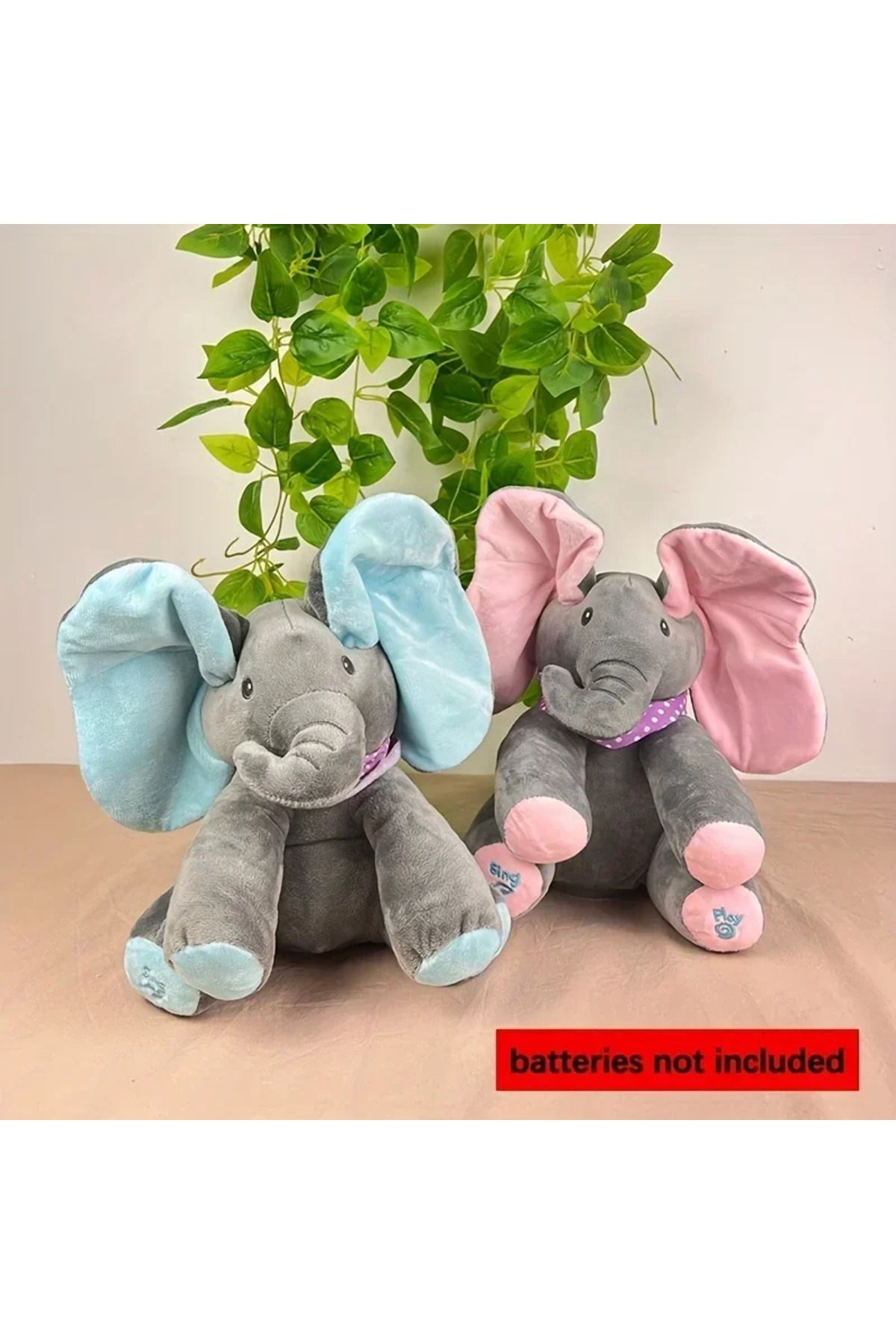 Choice-Newest Hide-and-seek Elephant Plush Toy Baby Hide-and-seek Game Toy Singing Interactive Musical T... 6