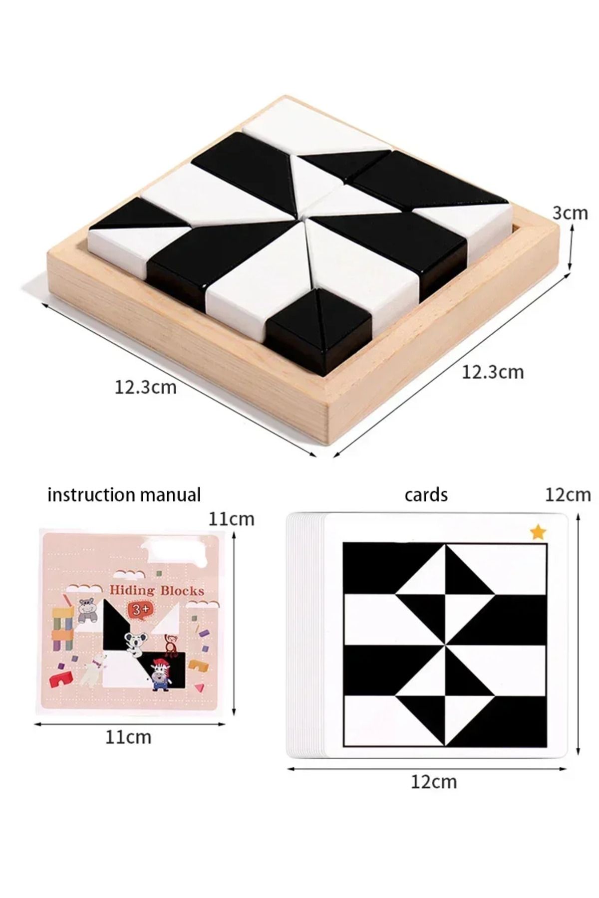 Choice-New Hidden Blocks Jigsaw Puzzle puzzle Toys Children's Logic Thinking Training Brain Concentratio... 6