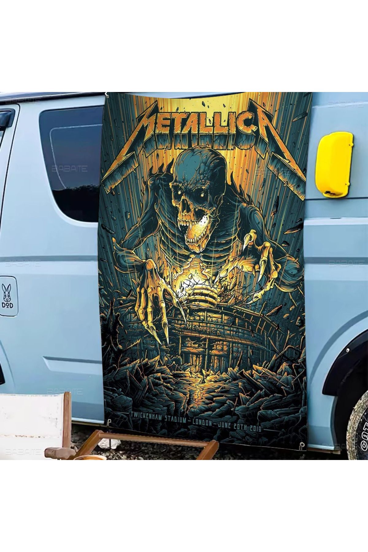 Choice-Band M-METALLICA Banner Art Printing Japanese Wall Flag Anime Wall Hanging Home Decor 7
