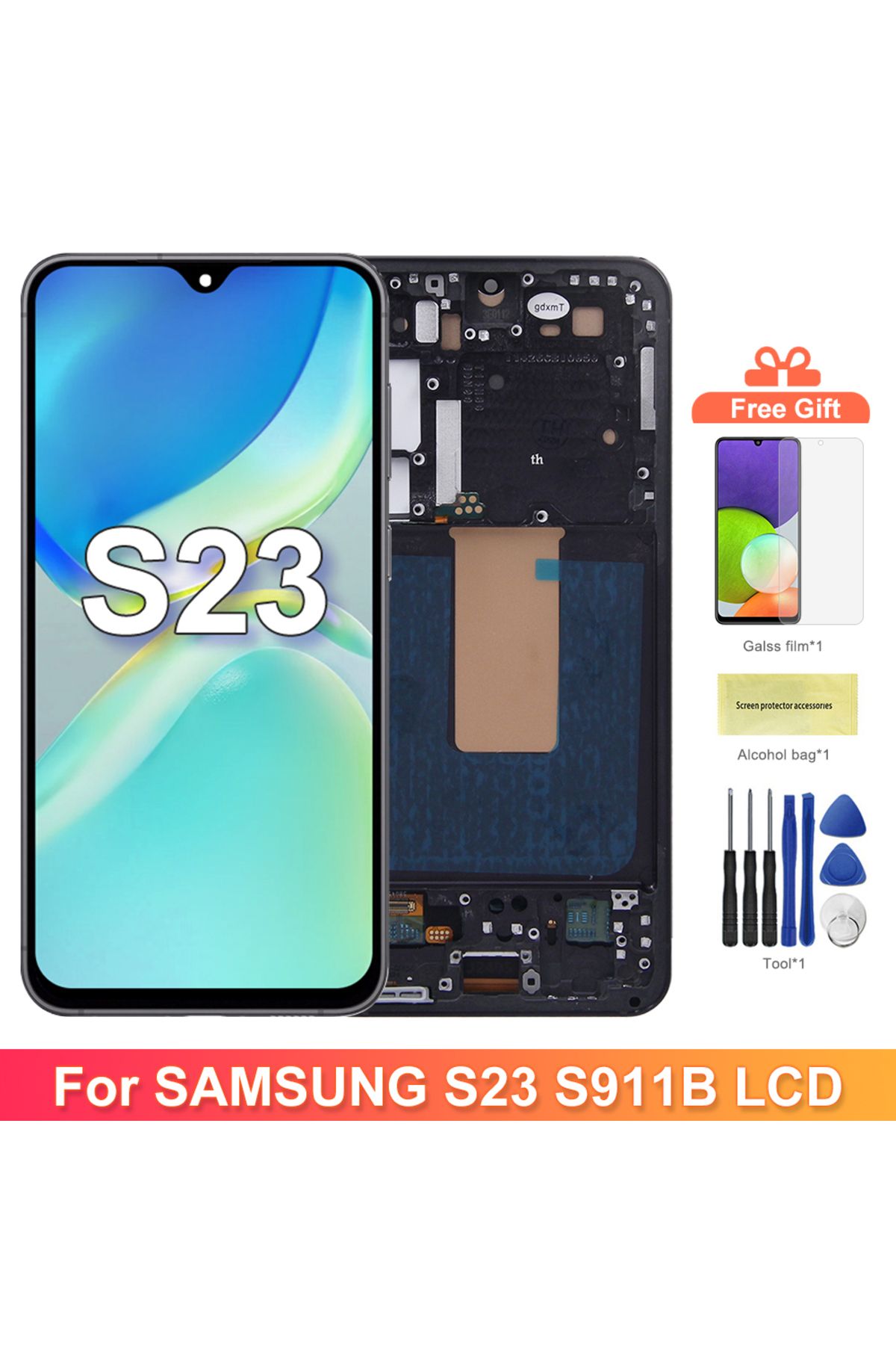 Choice-TFT S23 Screen Assembly for Samsung Galaxy S23 S911B S911B/DS Lcd Display Digital Touch Screen wi... 8