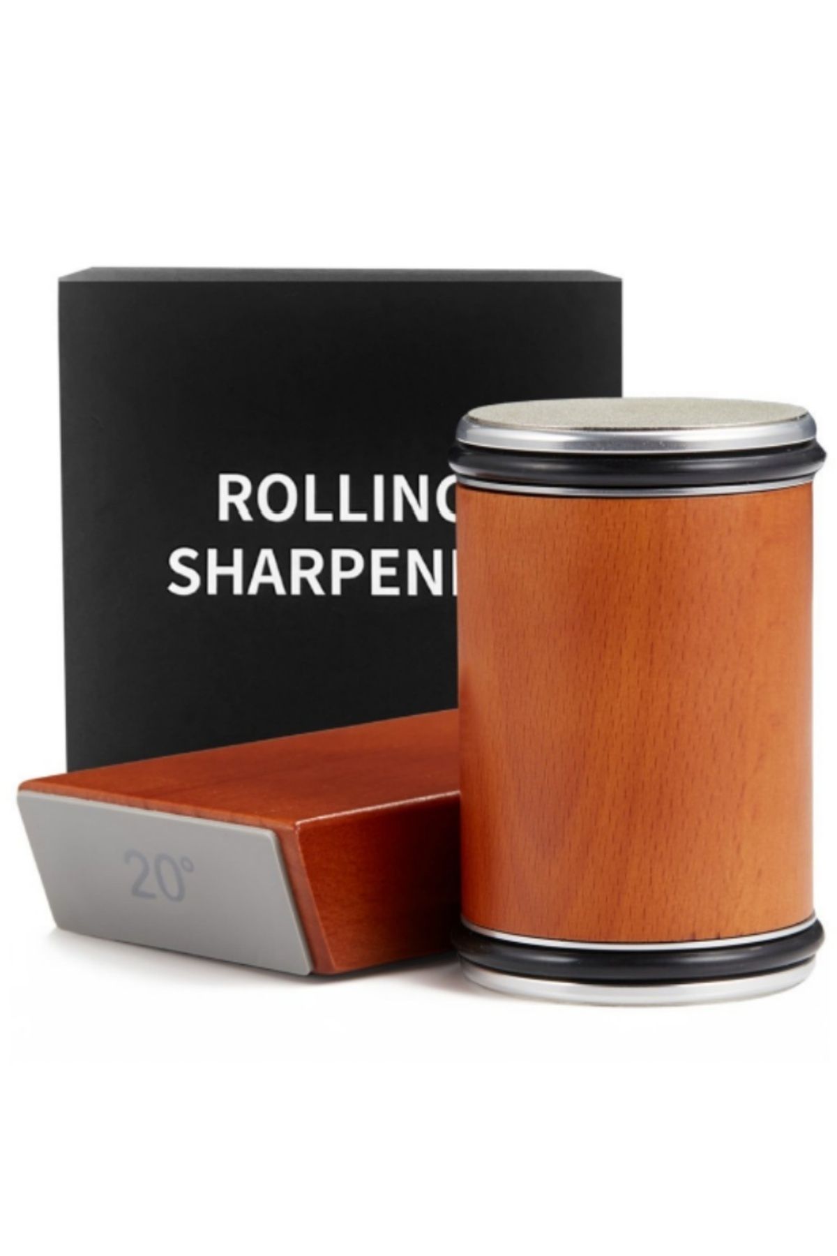 Choice-Rolling Knife Sharpener Kit 15°/20° Double For Straight Edge Roller Knife Sharpening With Industr... 7