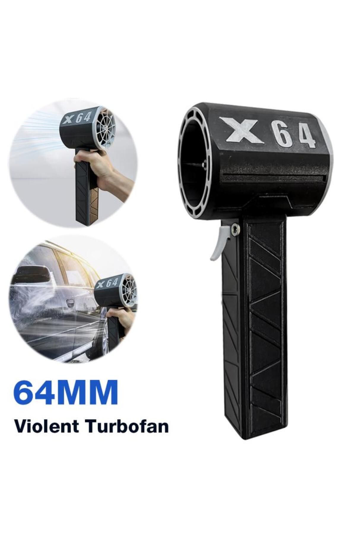 x64 SUPER TURBO FAN エアブロワー X64 Powerful Turbo Jet Fan Thrust 1.4kg Violent Blower Car