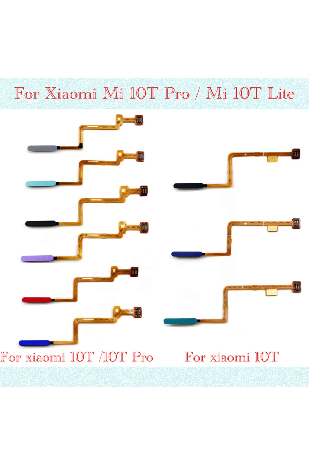 Choice-Tested NEW For Xiaomi Mi 10T Pro / Mi 10T Lite FingerPrint Sensor Scanner Key Flex Cable Power Bu... 2