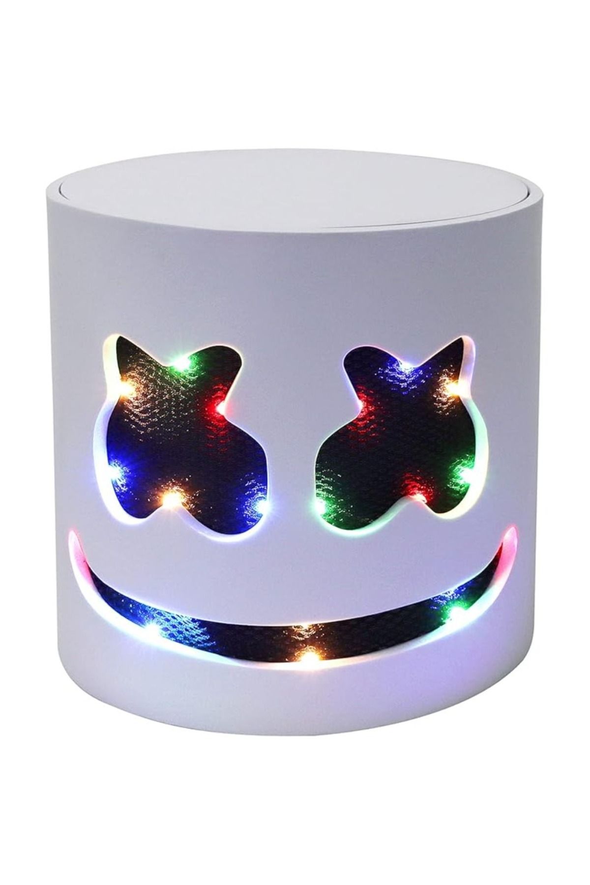 Choice-Halloween Light Up Mask Full Face LED Neon Marshmallow Mask Cosplay Rave Party Mask Headgear Lumi... 8