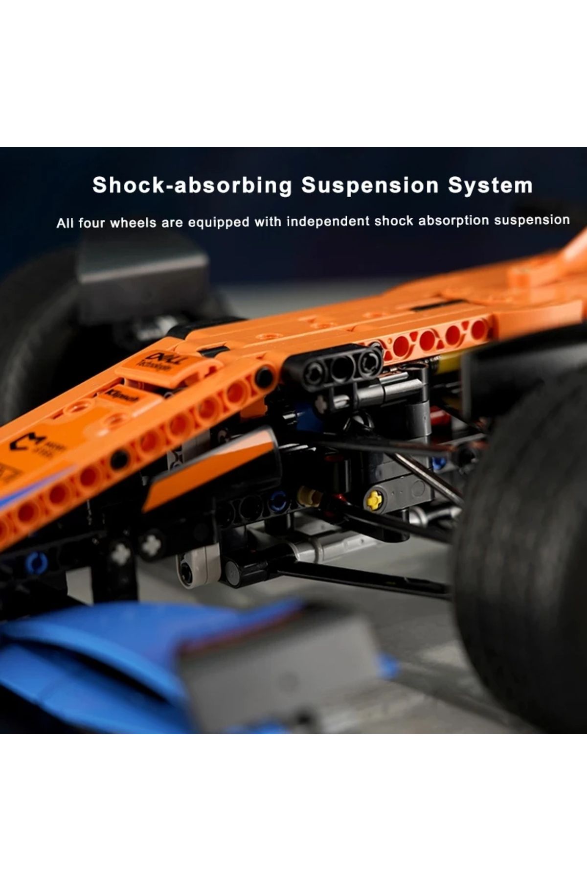 yaafun-1431pcs Technical Formula 1 Racing Car Building Blocks Model Expert Speed Sports Vehicle Model As... 5