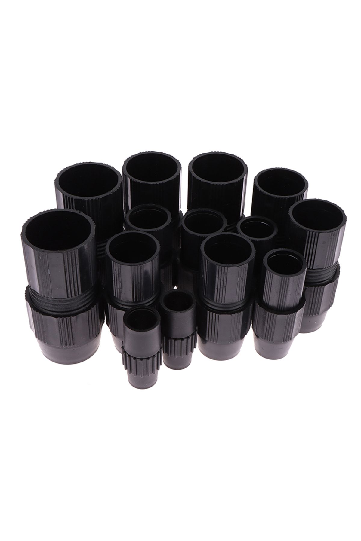 Choice-Plastic Telescopic Tube Connector Dip Net Pole Telescoping Pipe Twist Clamp Fixed Lock For DIY CF... 3