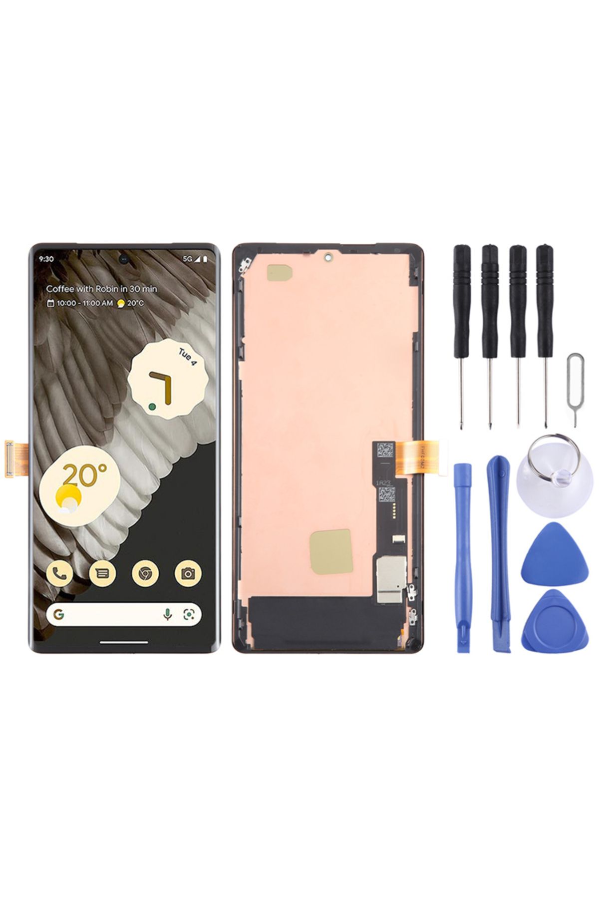 Choice-OLED LCD Screen For Google Pixel 7 Pro GP4BC GE2AE Digitizer Full Assembly with Frame 8