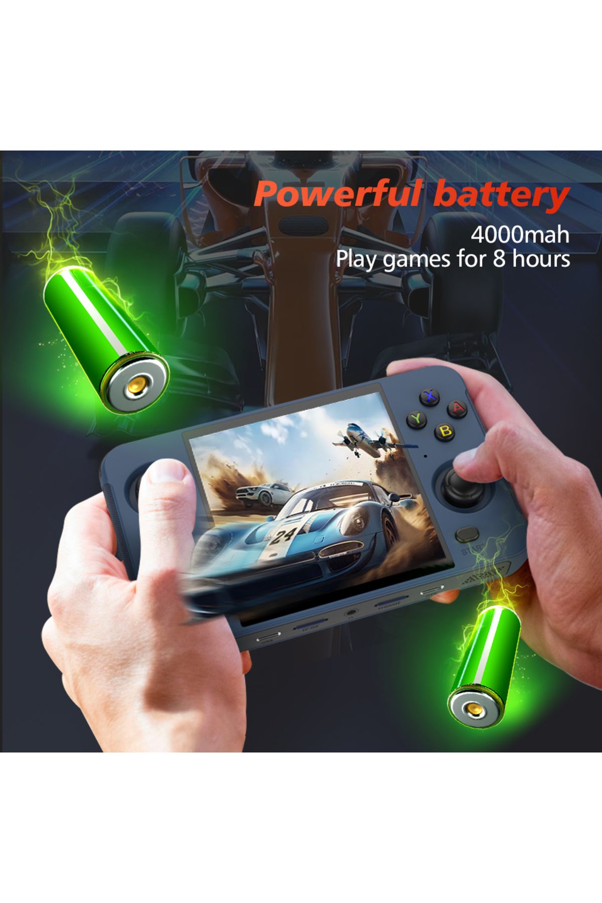 yydzkj-R40S Retro Handheld Video Game Console Linux System 720*720 4 Inch Ips Screen WIFI RK3566 ... 5