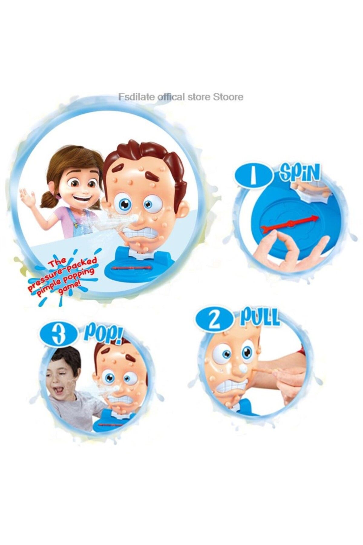Choice-Popping Pimples water spraying trickster interactive Desktop game toys fidget toys Party prop for... 6