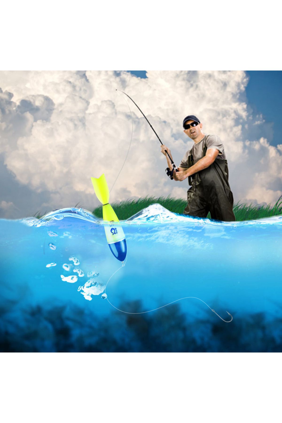 MOJOYCE-Fishing Bobbers Luminous Fishing Night Float Fishing Accessories Night Fishing Float Light Stick ... 4