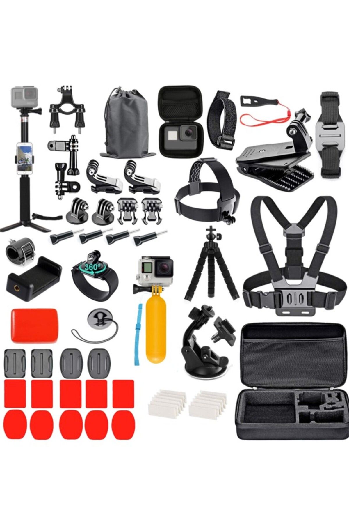 Choice-Action Camera Accessories Set For Gopro Hero 12 11 10 For Xiaomi Yi Insta360 X4 X3 Case Kit Strap... 8