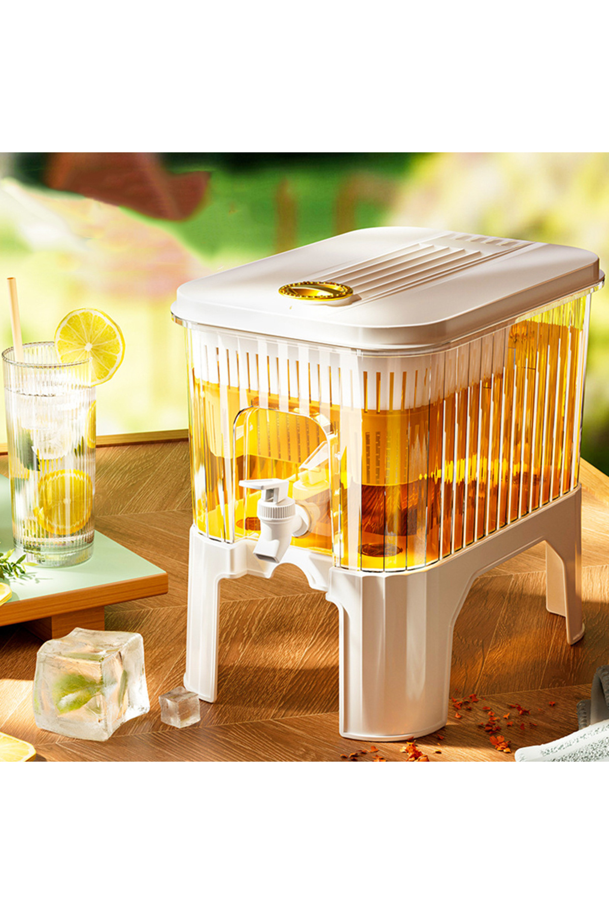 VAKIND-3.5L-10L Large Capacity Cold Kettle with Faucet In Refrigerator Iced Beverage Drink Dispenser Ref... 3
