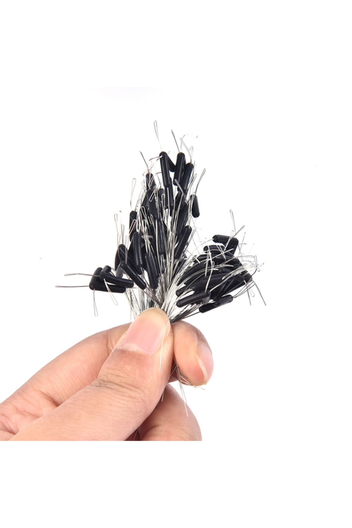 Choice-50pcs/Set Fishing sub line splitters Double Hooks Contactor Device accessories Fishing tools 6