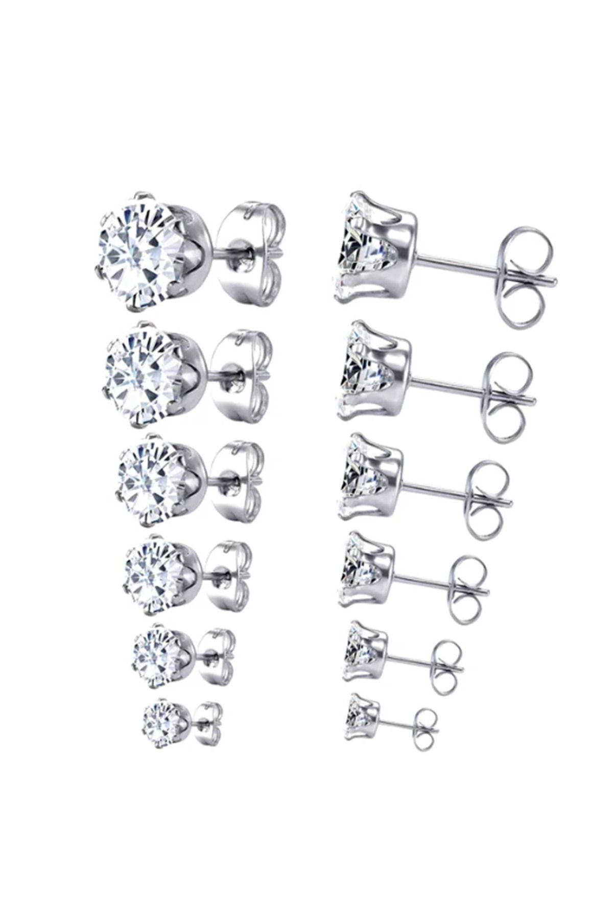 UygunGümüşçülük-Medicated Sterile Medium Size Earrings 4