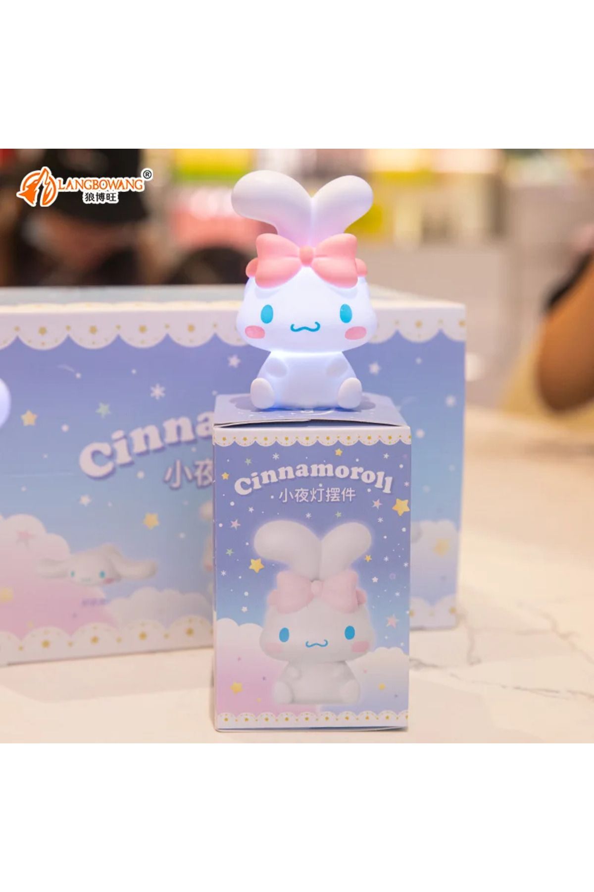 Choice-مصباح ليلي مضيء للأطفال من Sanrio Cinnamoroll مصباح بجانب السرير بتصميم رسوم متحركة من Cinnamoroll مقطوع... 1