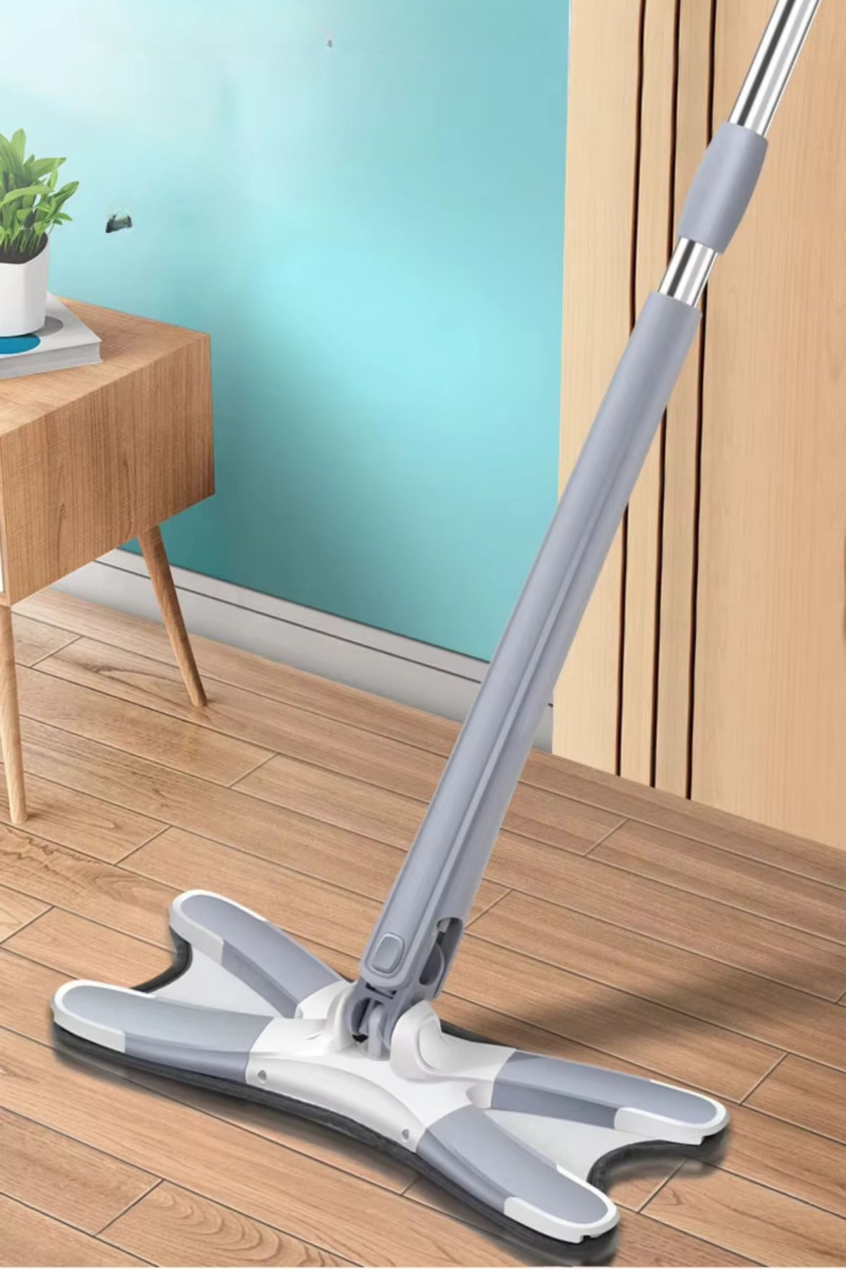 X Mop Kendinden Sıkmalı Mop 1 adet Yedek Bez