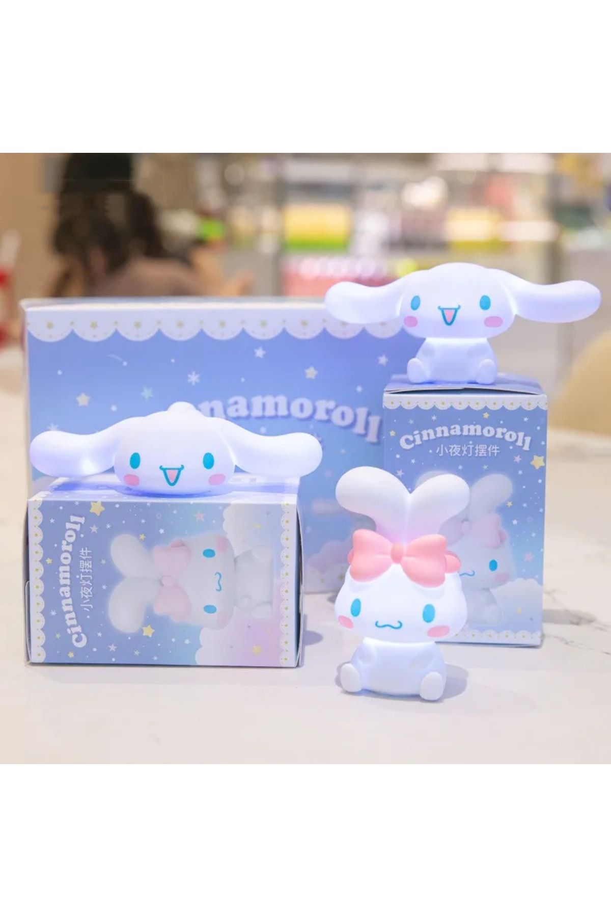 Choice-مصباح ليلي مضيء للأطفال من Sanrio Cinnamoroll مصباح بجانب السرير بتصميم رسوم متحركة من Cinnamoroll مقطوع... 2