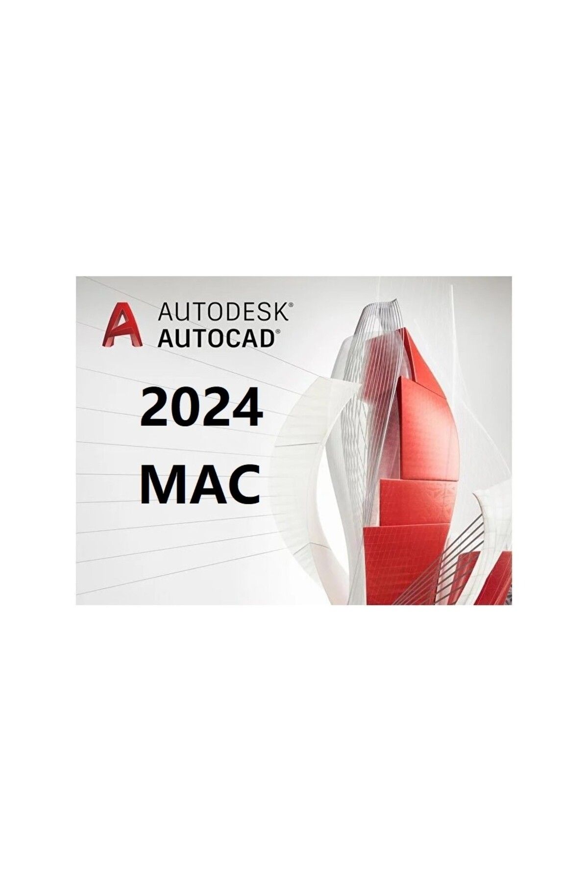 Autodesk Autocad 2024 (MAC) - 1 MAC 2 Yıl Serial Kod