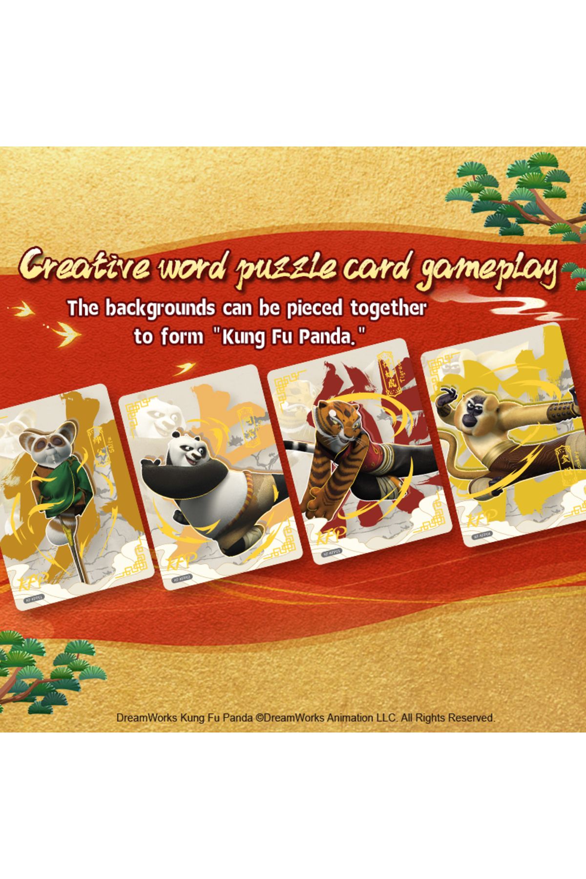 card.fun-10 Packs CARDFUN Kung Fu Panda Cards Booster Box Official Anime TCG CCG Collectable Playing/Tradi... 3