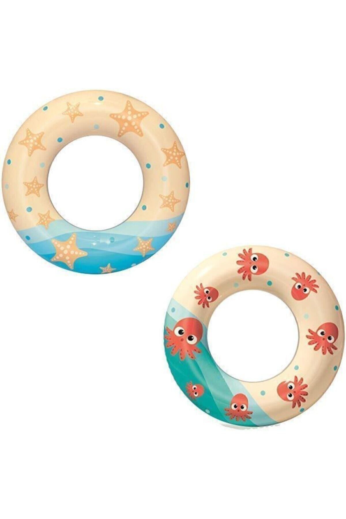 Mhm Collections Deniz Yaşamı Desenli Çocuk Simit 61Cm