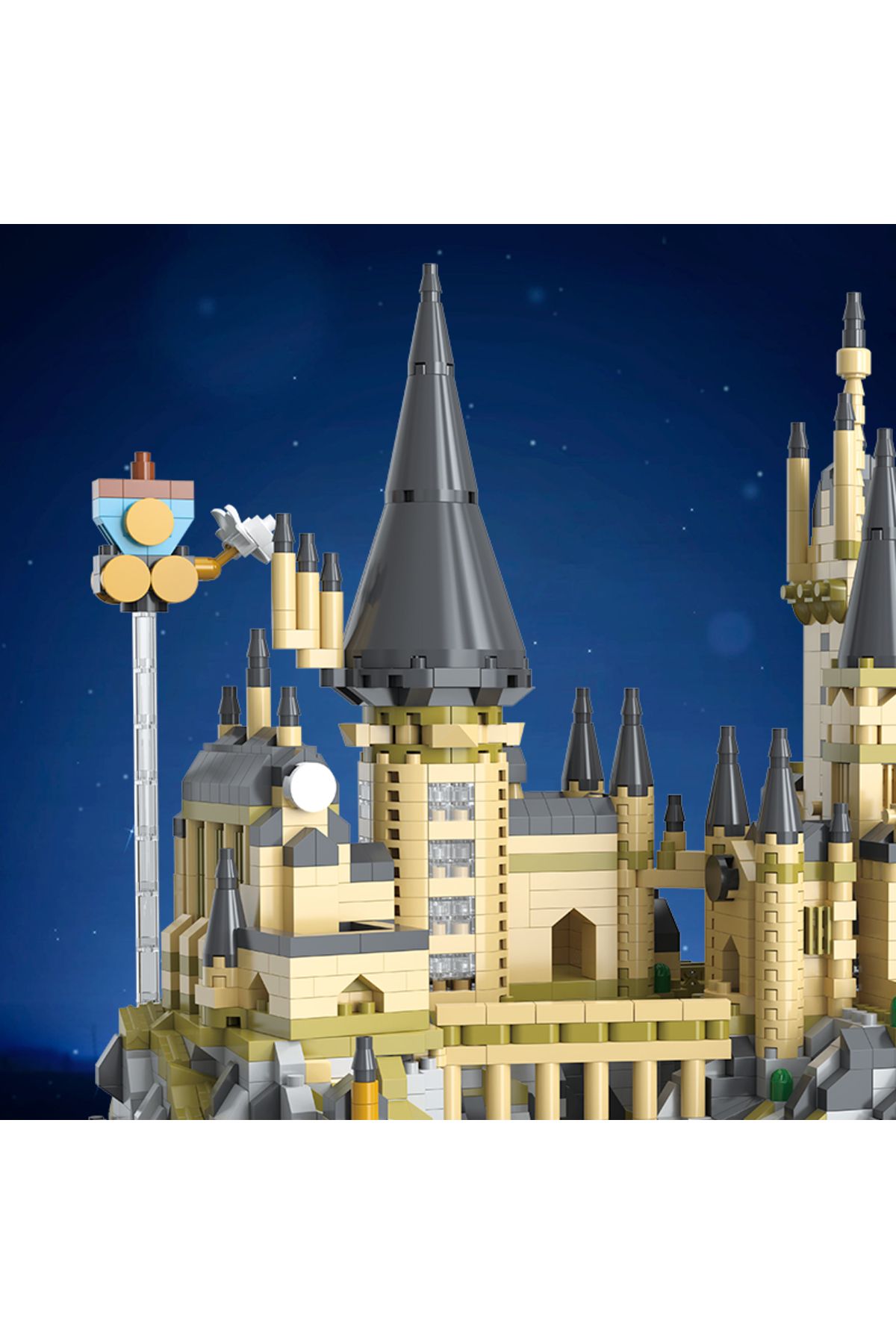 Choice-No box Magic Wizardry Castle Micro Size Building Blocks Sets Gothic Architecture DIY Bricks Model Ki 4