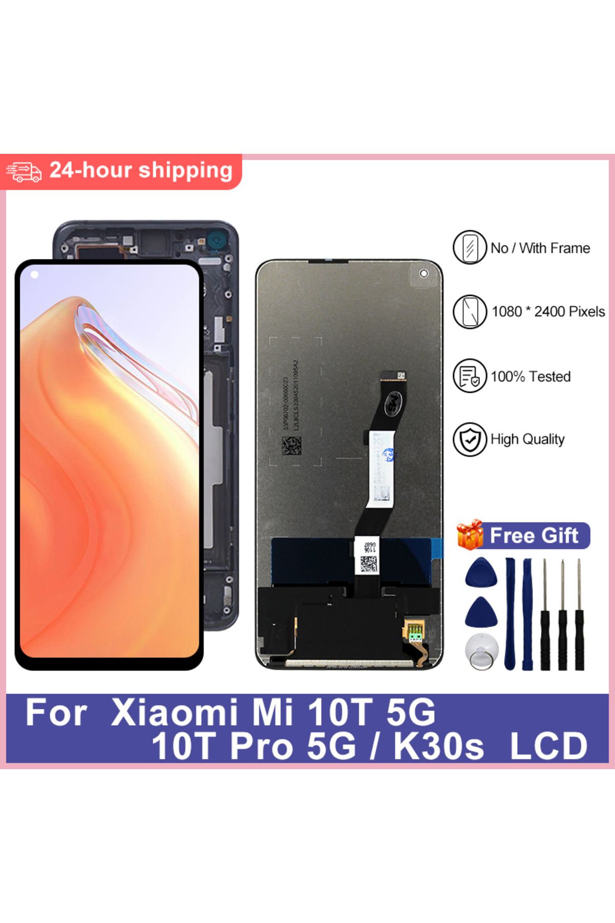 Choice-6.67" IPS For Xiaomi Mi 10T Pro 5G LCD Display M2007J3SG Touch Screen For Xiaomi 10T 5G LCD M2007... 2