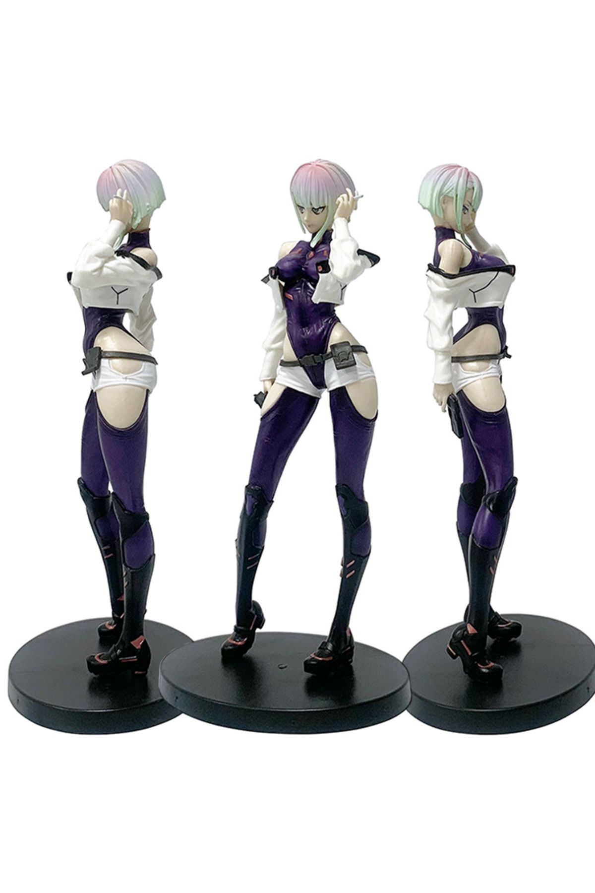 Choice-22cm Cyberpunk #2077 Edgerunners Anime Figure Super Hacker Edge Walker Lucy Action Figure Collect... 2