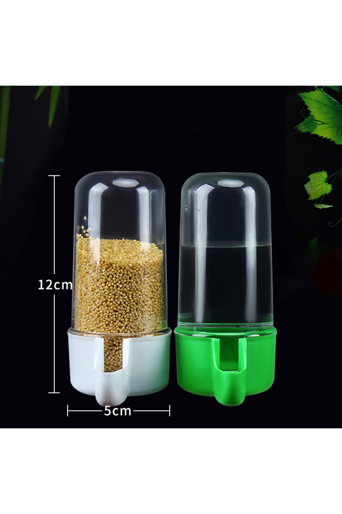 Choice-200ml Bird Feeder Large Capacity Spill-proof Water Dispenser Automatic Feeder Bowls Cage Accessories 4