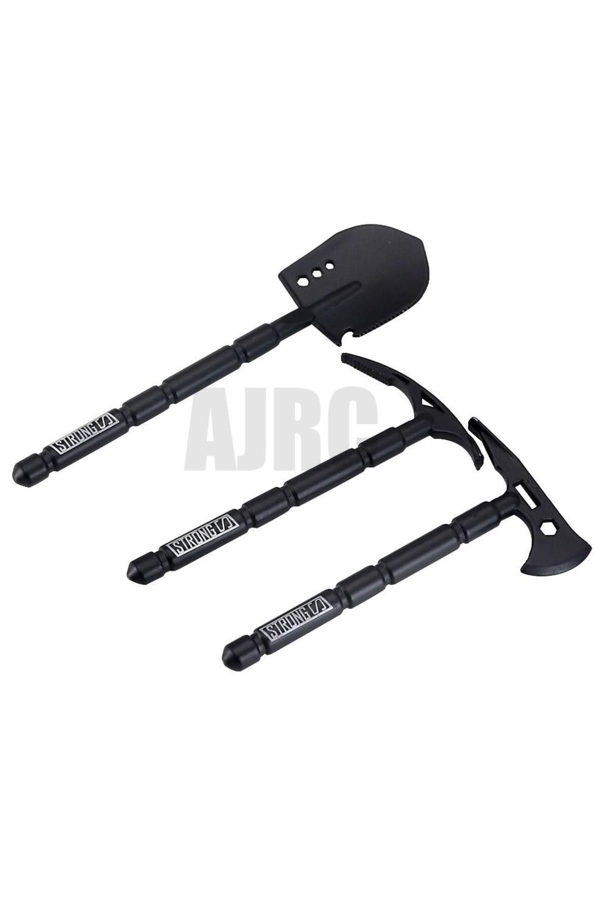 Choice-Black Metal Shovel/pickaxe/axe For 1/10 Rc Crawler Car Traxxas Trx4 Rgt Yikong Redcat Axial Scx10... 6