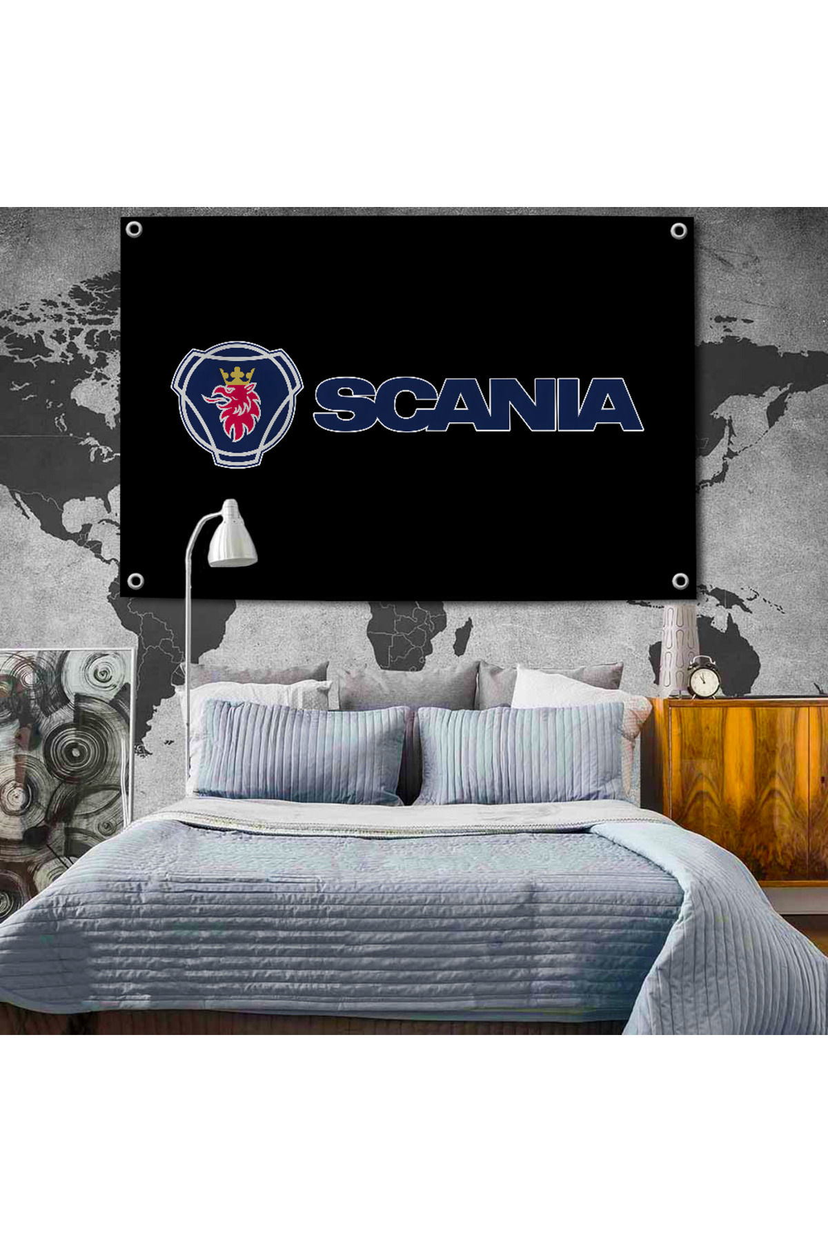Choice-A-SCANIA Flag Hanging Flags 2×3ft 3×5ft Banner for Garage Wall Tapestry Curtain Rcing Flag 90x150... 2