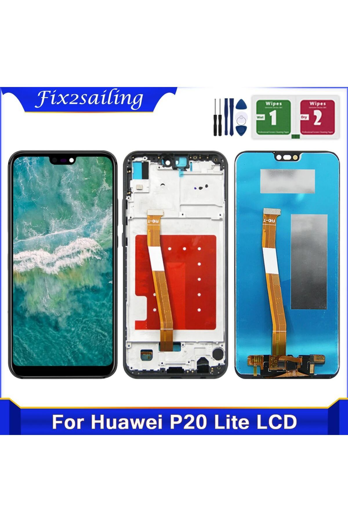 Choice-100% Test For Huawei P20 Lite Display LCD Touch Screen Digitizer Assembly Replacement For Huawei ... 2