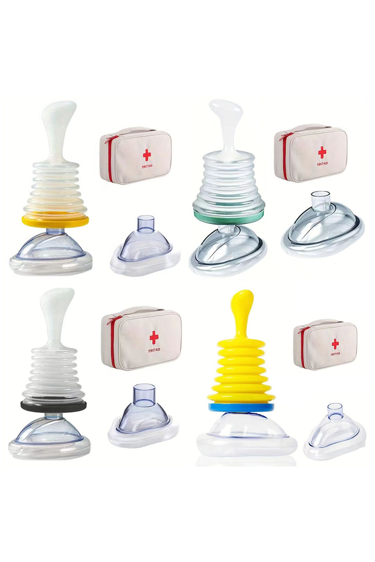 HOSPORT-Choking Rescue Device Choking Emergency Device Anti Suffocation Breathing Trainer Kit Airway Suct... 2