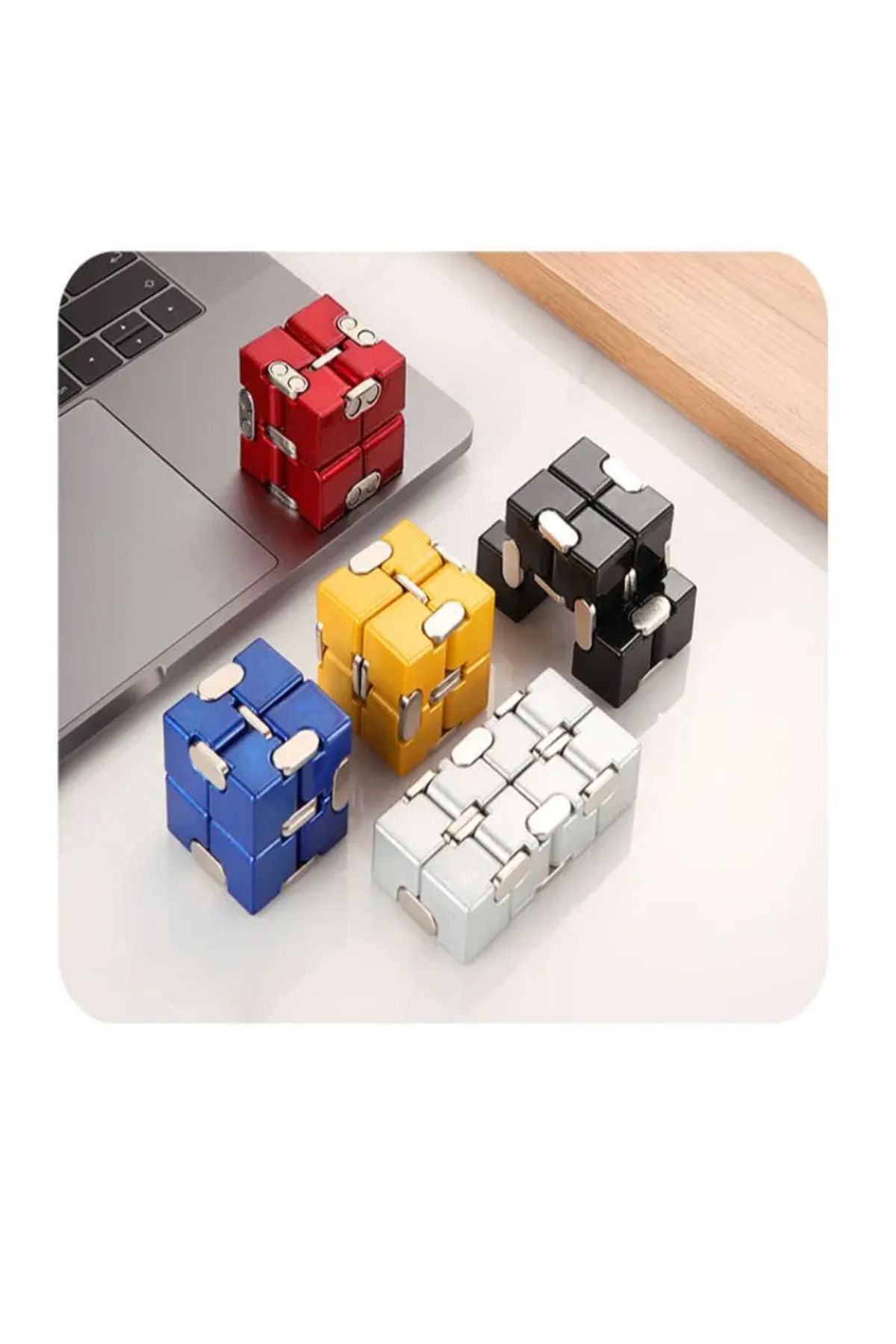 Choice-Unpack Puzzle Infinite Twist Square Slider Rotate The Metal Slider Children's Infinite Flip Alloy... 5