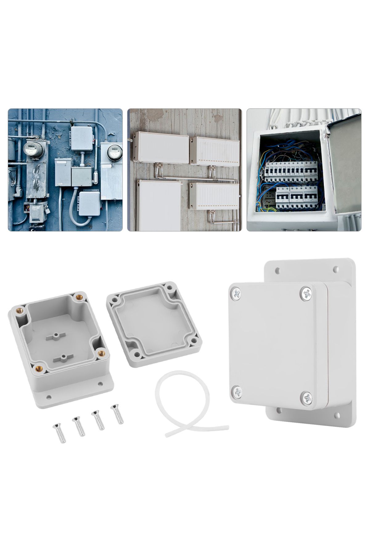 Choice-Junction Box Water resistant IP65 ABS Electrical Project Terminal Box Enclosure Instrument Case W... 3