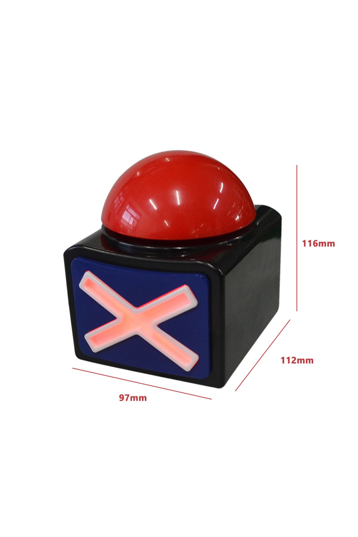 Choice-1-5pc Game Answer Buzzer Alarm Button with Sound Light Family Interactive Game Squeeze Box Knowle... 7
