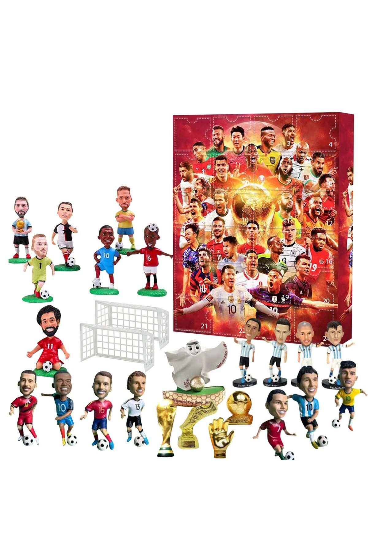 Choice-2024 Countdown Advent Calendar Soccer Kit 24 Days Building Advent Calendars Soccer Favors Sports ... 3