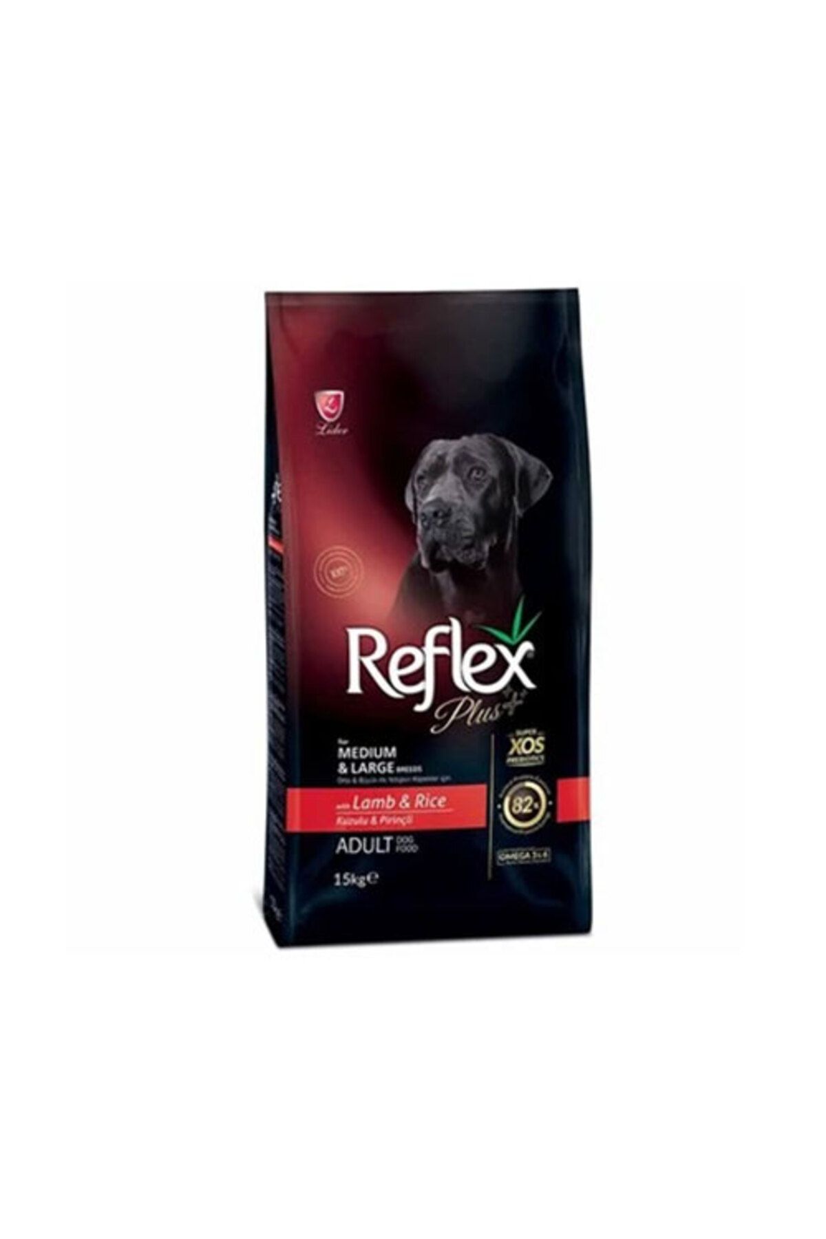 Reflex Plus Orta Ve Büyük Irk Kuzulu Ve Pirinçli Yetişkin Köpek Maması 15 Kg