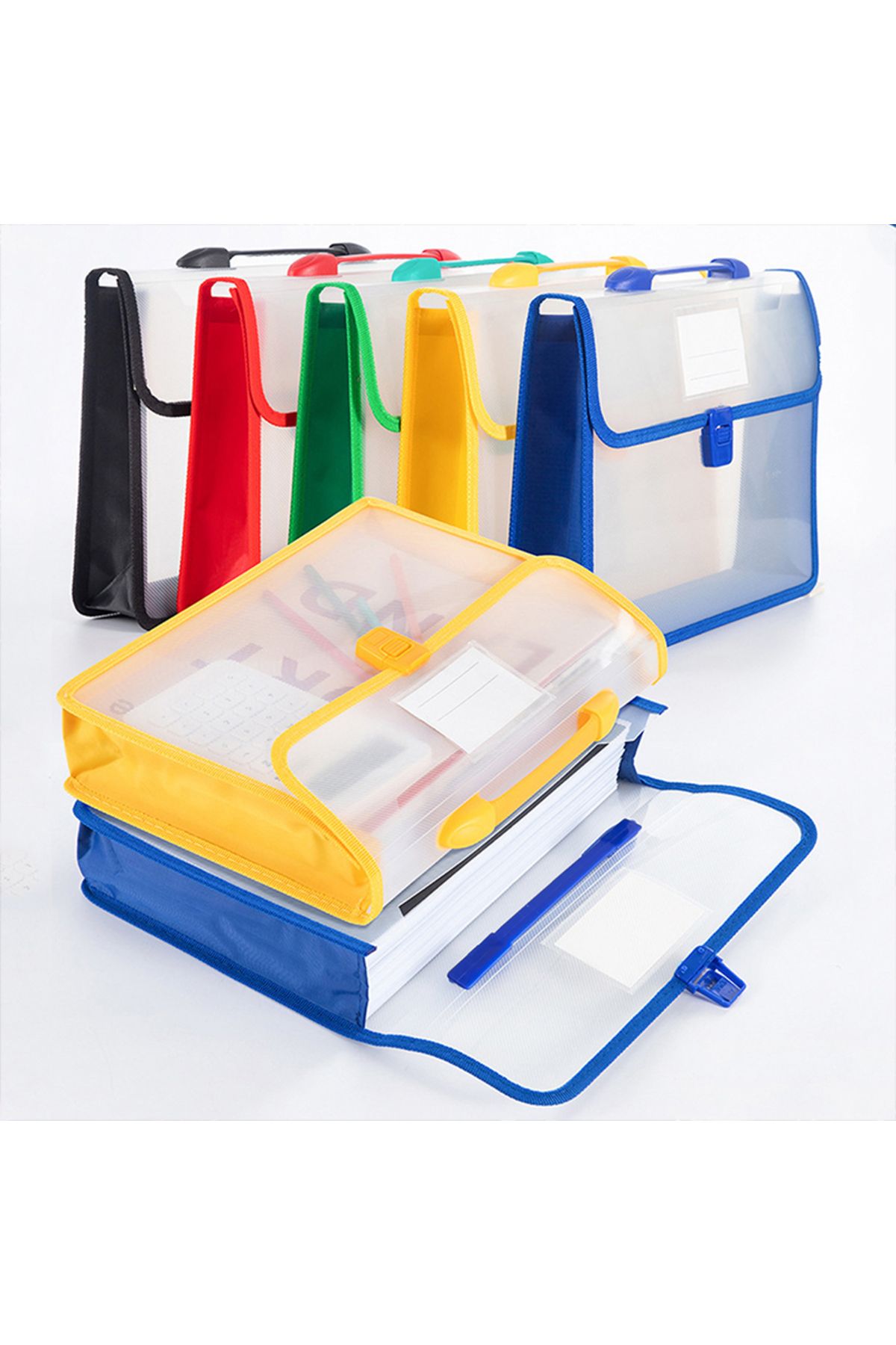 Choice-A4 Portable File Bag Briefcase Handbag Waterproof File Organizer Folders Paper Document Storage B... 2