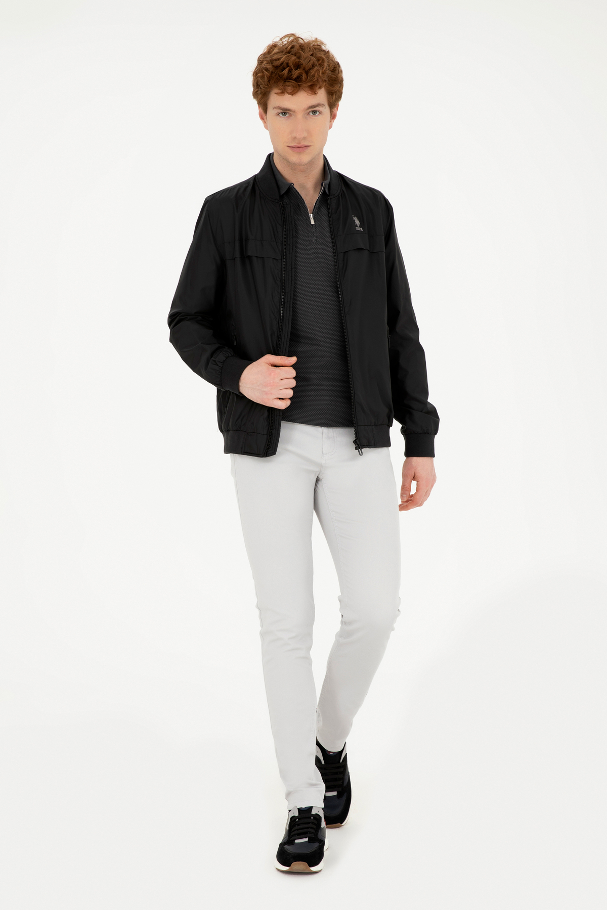 کاپشن مردانه یقه ایستاده | یو اس پولو U.S. Polo Assn. 1823056 TR - تصویر 4