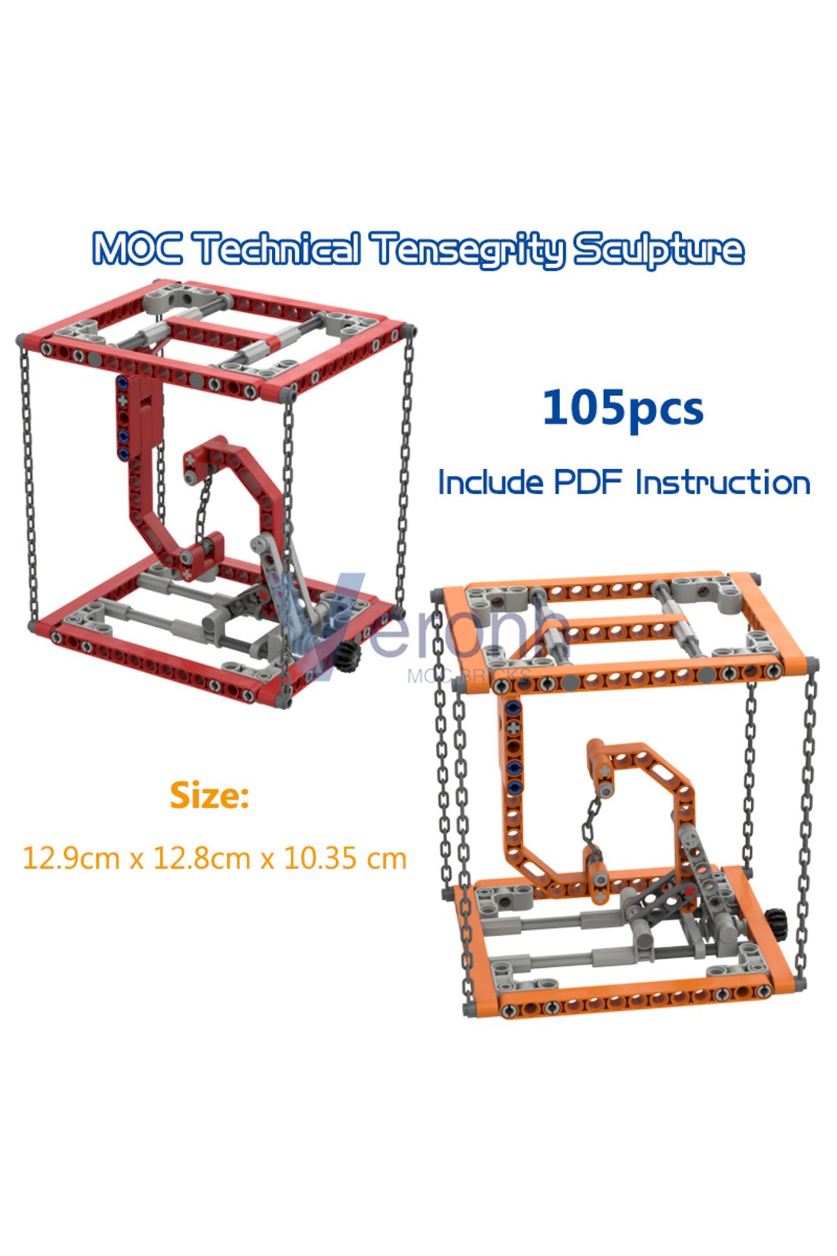 Choice-Tensegrity Sculpture Model Technical Building Blocks Physics Science Anti-Gravity Balancing Frame... 2