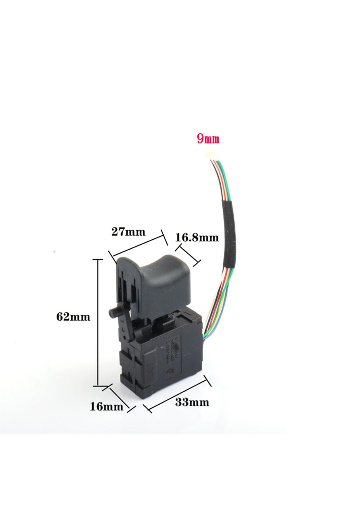 Choice-Cordless Electric Drill Dustproof Speed Control Push Button Trigger Switch MOD JC15-2 36V DC 15A ... 7