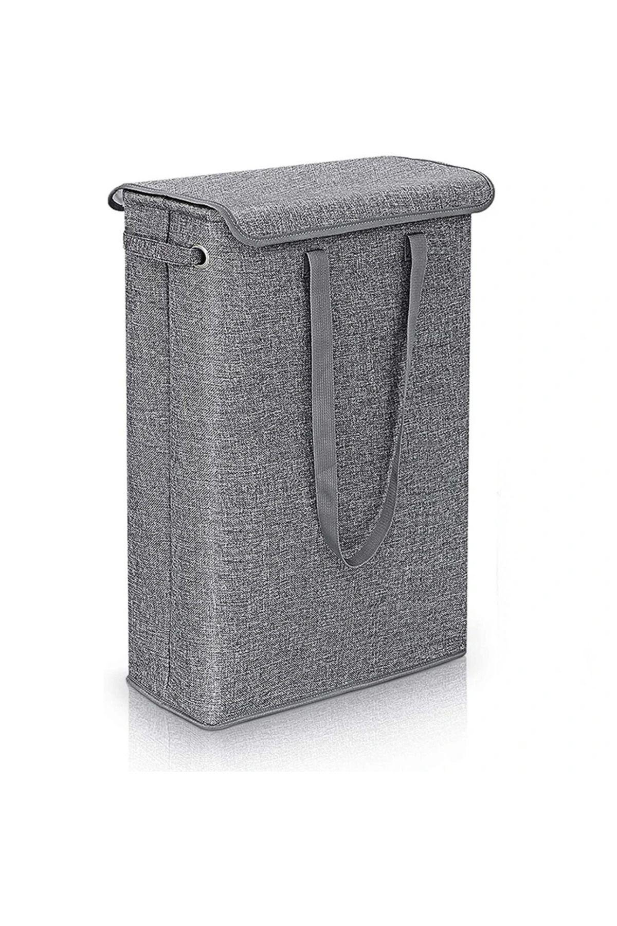 Choice-45L thin laundry basket with cover, narrow hand, fine hand, dirty laundry basket, bedroom, kinder... 8