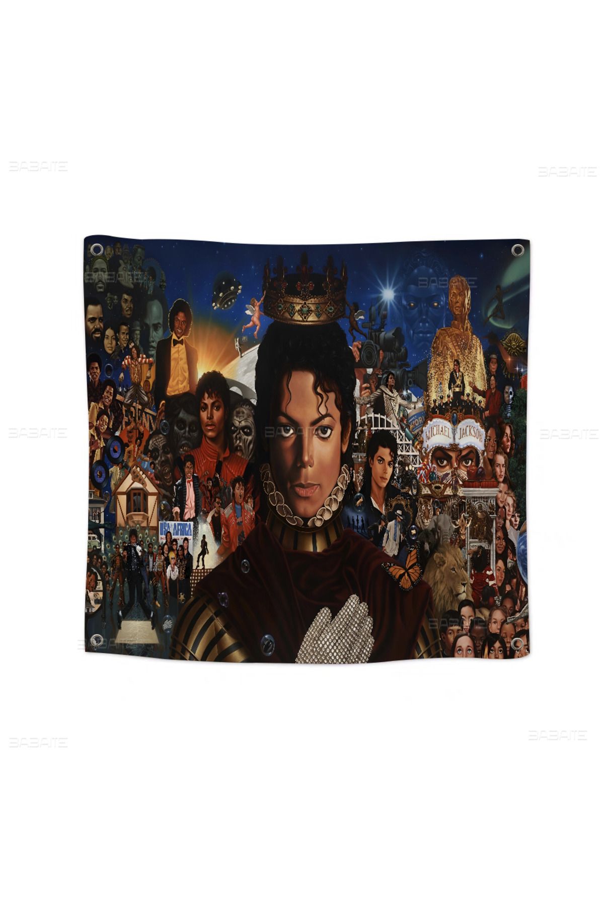 Choice-Michael Jackson Large Size Flags Printing Patterns Interesting Birthday Party Decorations Banner 8