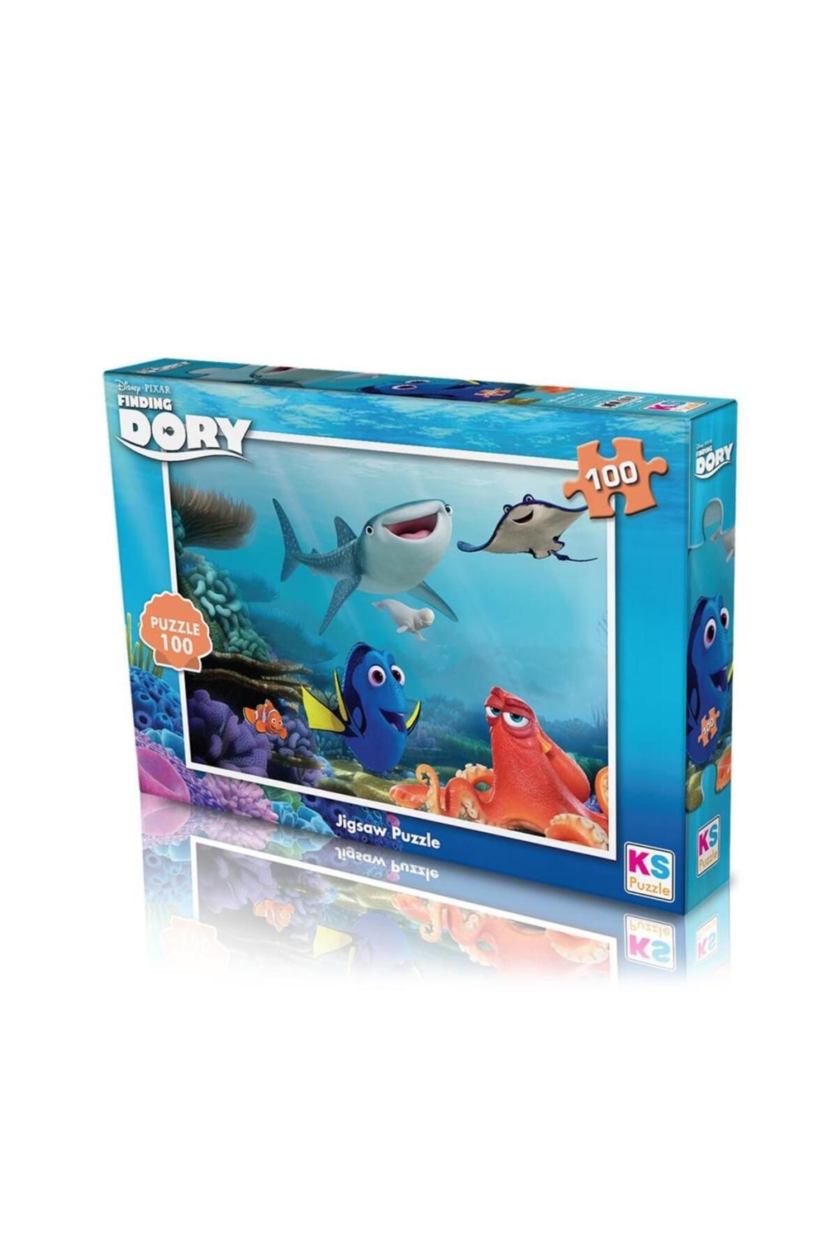 nerede bulurum Dr714 Finding Dory 100 Parça Puzzle -Ks Puzzle