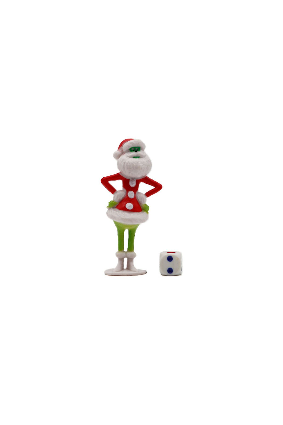 Choice-12 Pcs/Set  Mini Action The Grinch Figure Christmas Green Hair Monster Model Funny Dolls Decorati... 6