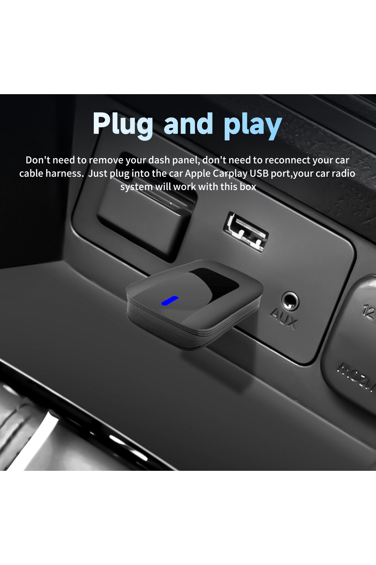 Choice-Car Wireless Carplay Apple Android Auto Box 2IN1 Car Machine Intelligent Interconnection Module O... 6