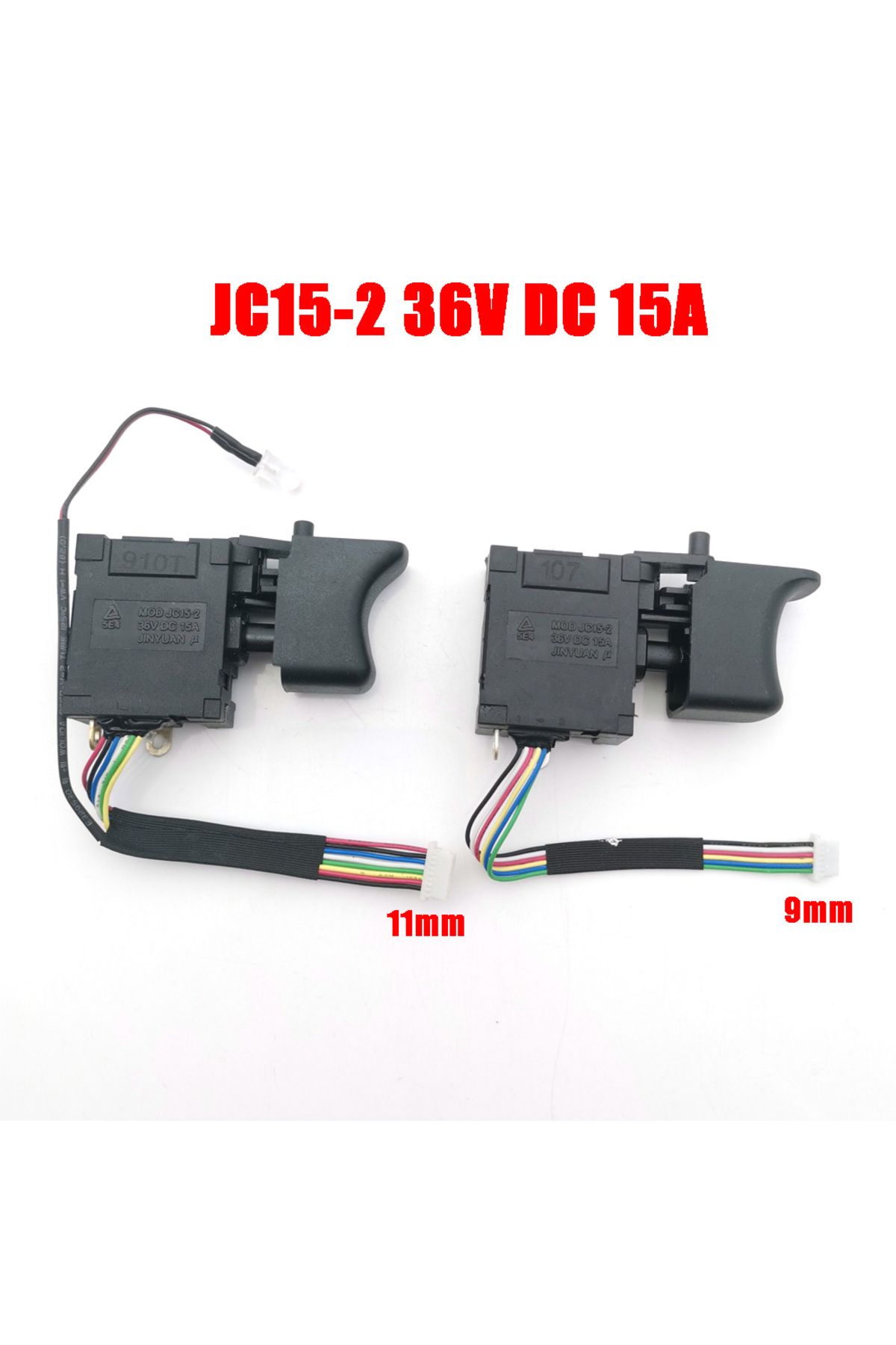 Choice-Cordless Electric Drill Dustproof Speed Control Push Button Trigger Switch MOD JC15-2 36V DC 15A ... 8